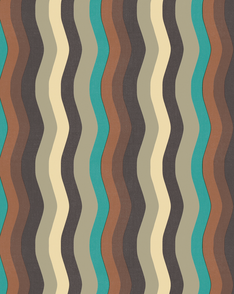 Wavy Stripe Wallpaper