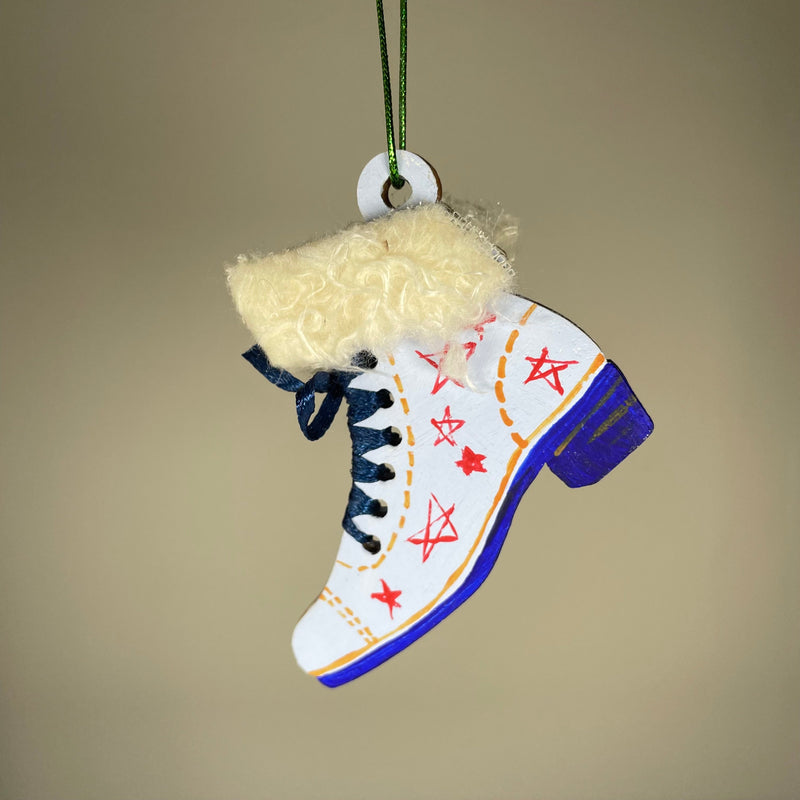 Ice Skates Bauble - Handmade Ornament