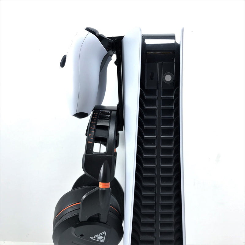 3D Cabin PS5 Controller & Headphone Console Bracket Mount Holder For Play Station 5 Digital Or Disc DualSense
