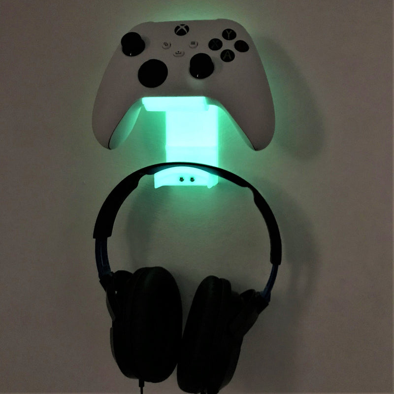 Xbox Controller Wall Mount & Headphone Holder Hanger Bracket For Xbox Series X / Series S / One / One S / One X Remote
