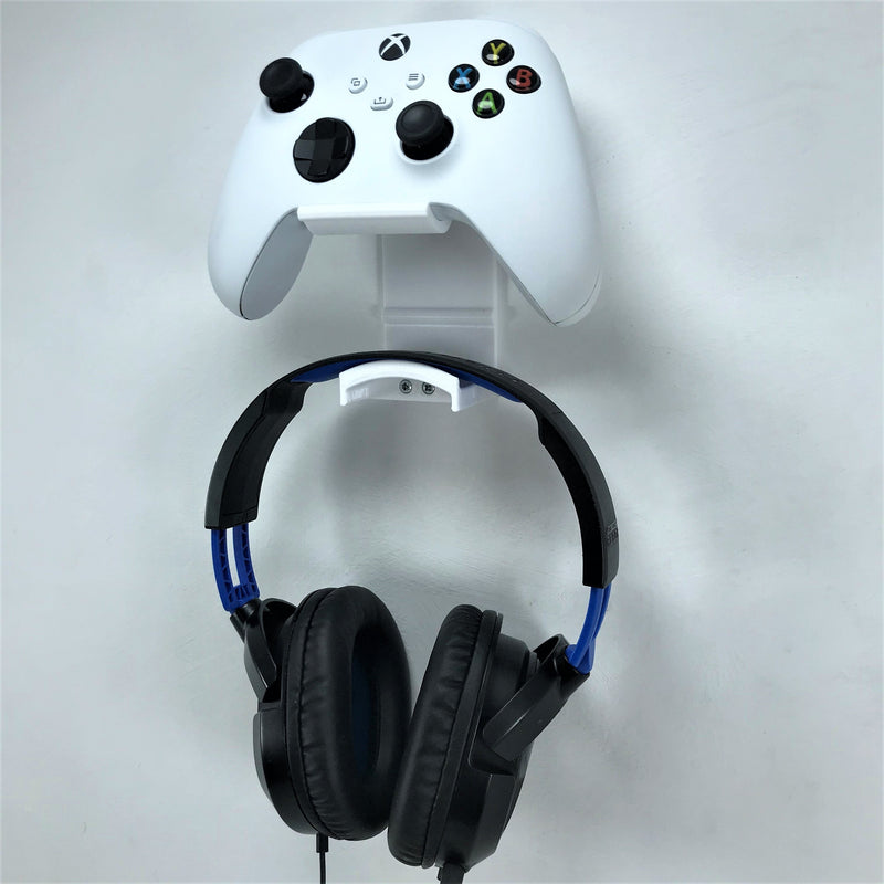 Xbox Controller Wall Mount & Headphone Holder Hanger Bracket For Xbox Series X / Series S / One / One S / One X Remote