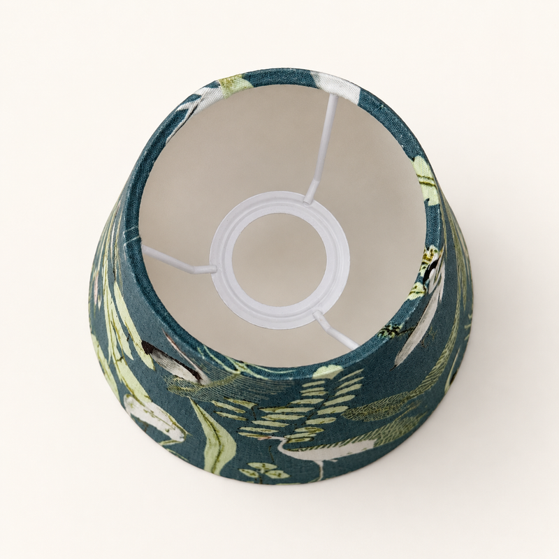 Flamingo Lampshade ~ Blue & Green Shade | Wall Light | Table Lamp | 6 Inch
