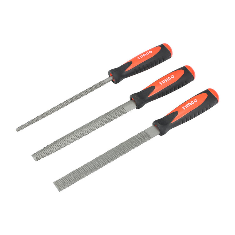 Rasp Set - 3 Piece - Flat/Round/Half-Round