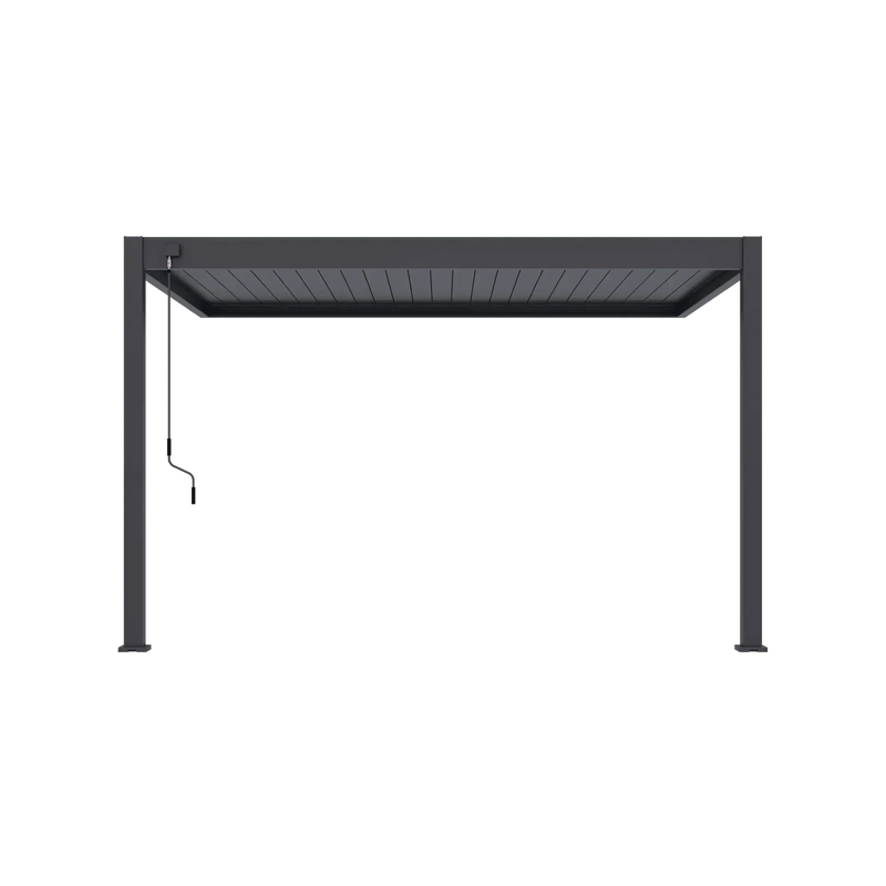 Aluminium Pergola 4m x 3m Wall Mounted
