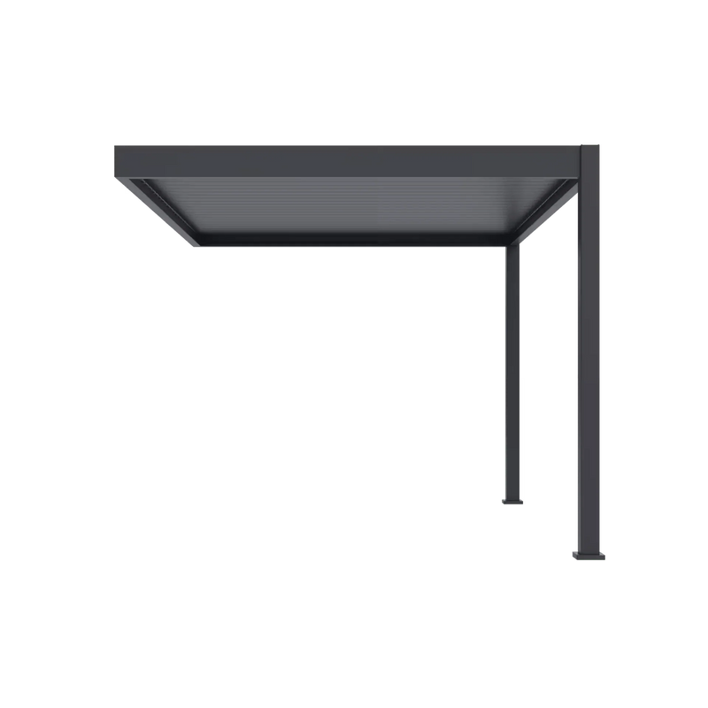 Aluminium Pergola 4m x 3m Wall Mounted