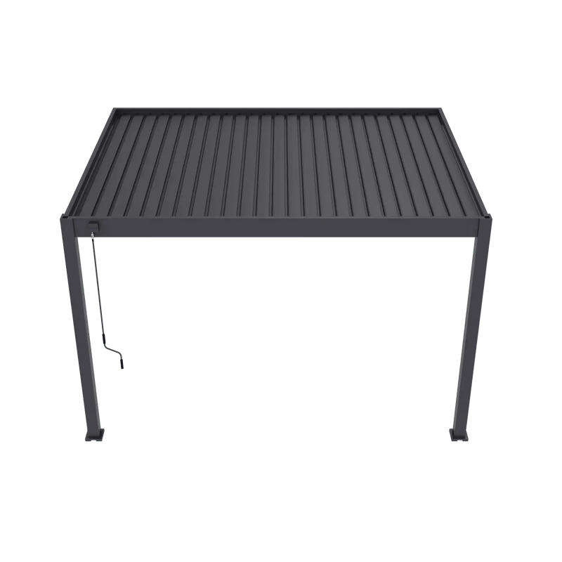 Aluminium Pergola 4m x 3m Wall Mounted
