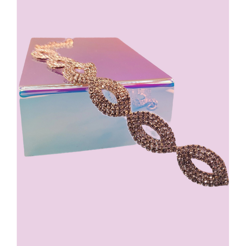 Oval Crystal Bracelet