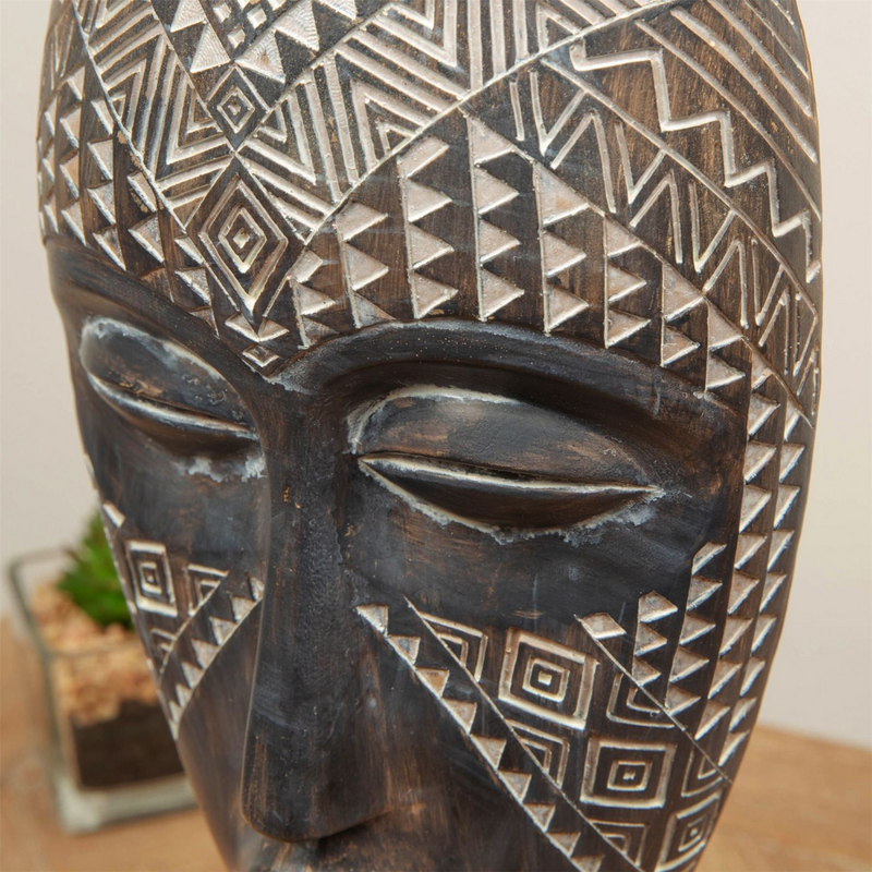 Tribal Mask with Stand 32.5cm