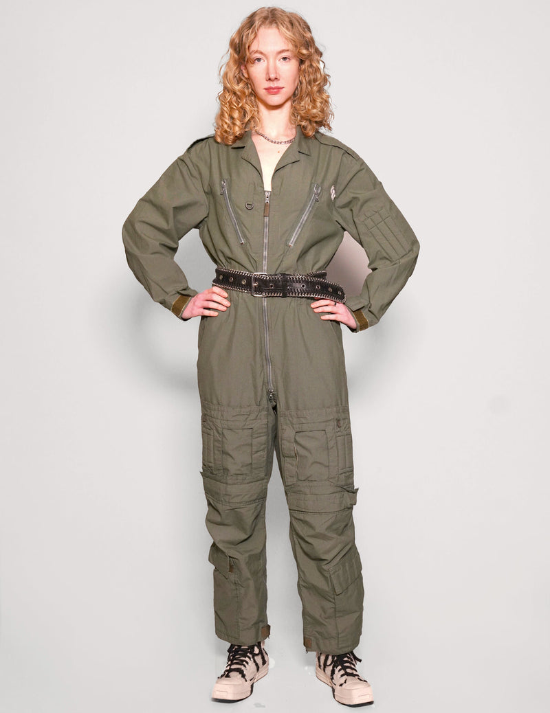 Party Back Jumpsuit in Khaki