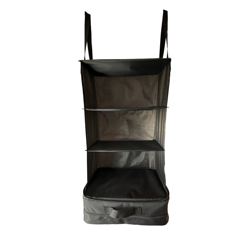 Camping Organiser with Shelves and Storage Bag