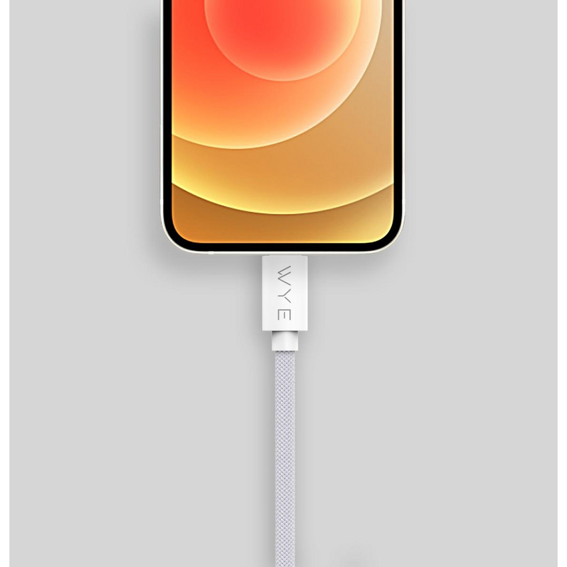 WYE USB-C to 8-Pin Fast Charging & Data Cable 2m - White
