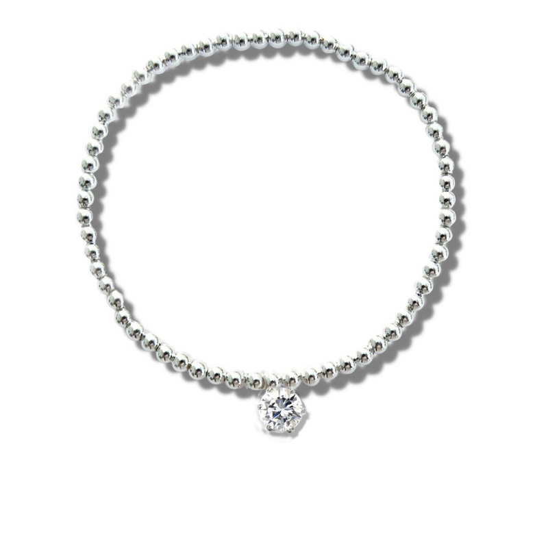 16th Birthday Cubic Zirconia Bracelet & Gold Balloons Mini Hamper