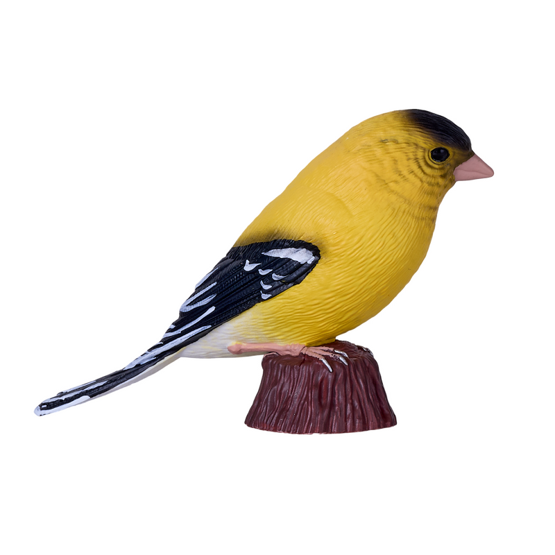 American Goldfinch Mojo Garden Hand Painted Bird