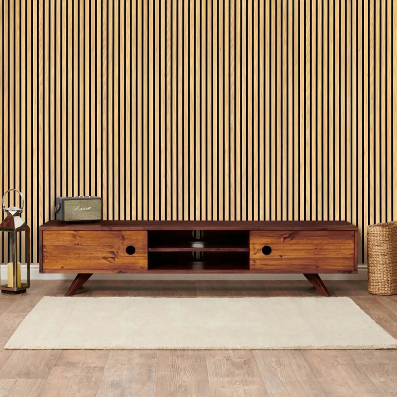 Natural Oak Acoustic Wall Panels (2 Pack)