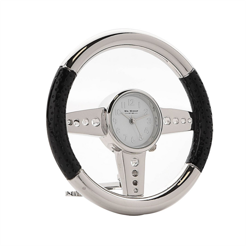 Wm Widdop Miniature Clock - Steering Wheel