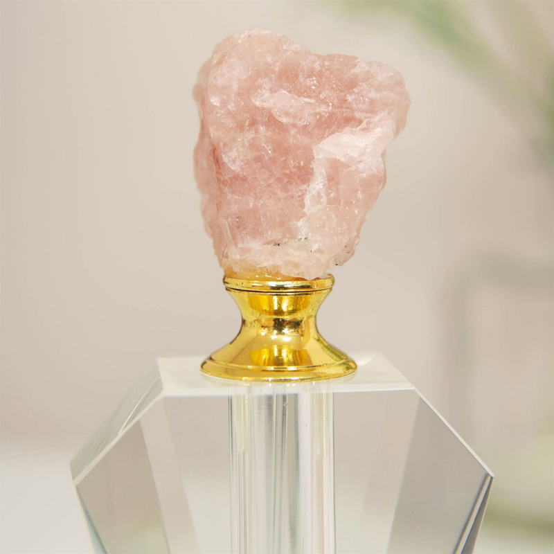 Estella Pink Stone & Glass Perfume Bottle