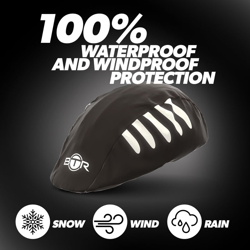 BTR Waterproof Hi Vis Cycling Helmet Cover