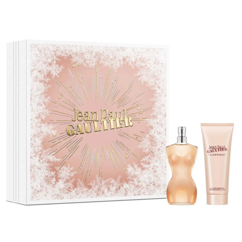 Jean Paul Gaultier Classique Gift Set (Eau De Toilette Spray 50ml  Body Lotion 75ml)