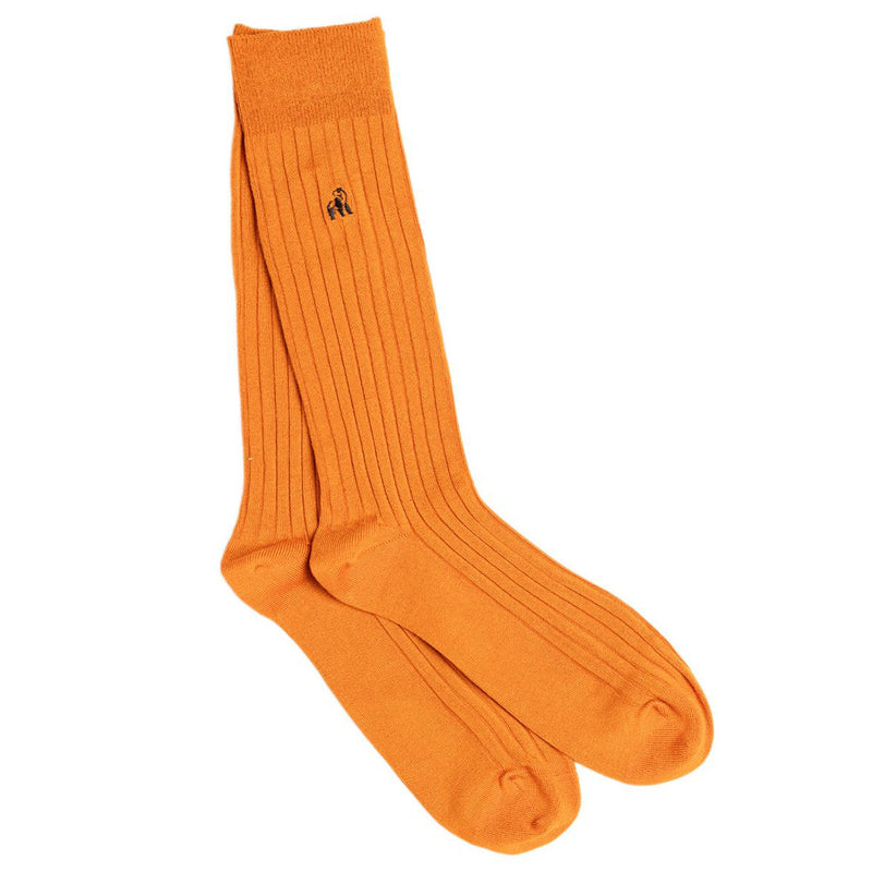 Burnt Orange Bamboo Socks