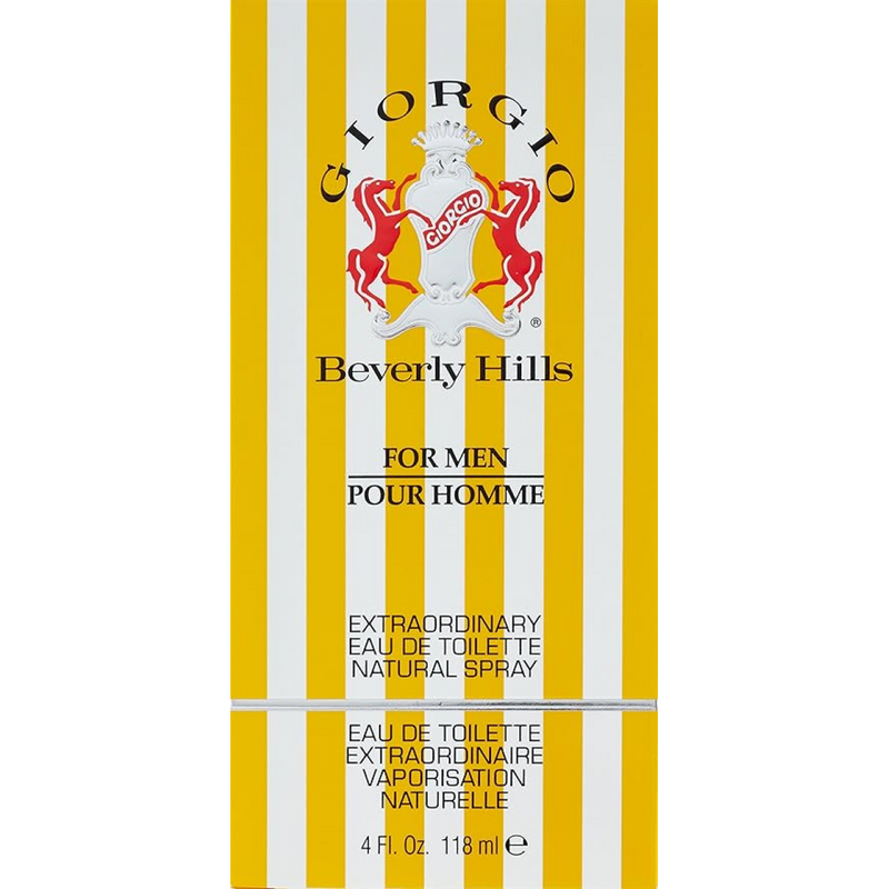 Giorgio Beverly Hills Yellow Pour Homme Eau de Toilette Spray 118ml