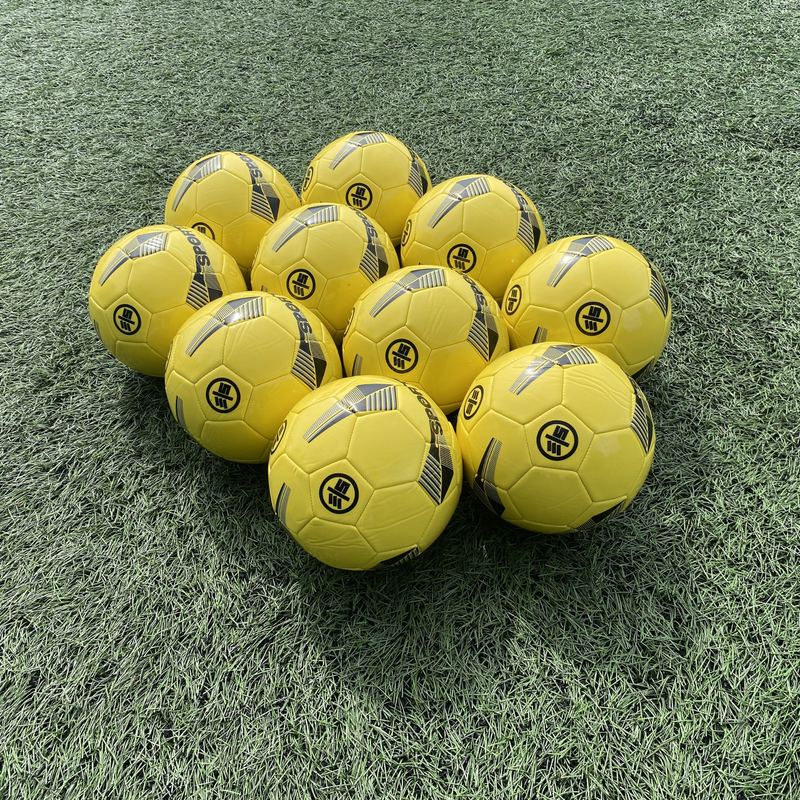 Eclipse Training Football Bundle [10 Pack] + Free Ball Carry Bag