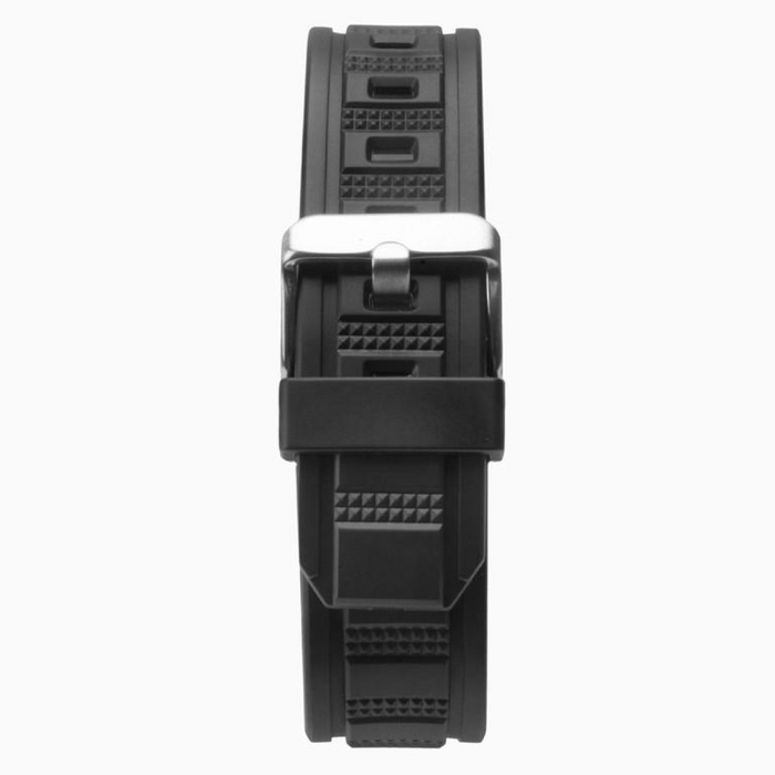 Sekonda Mens Digital Black Rubber Strap Watch 1676