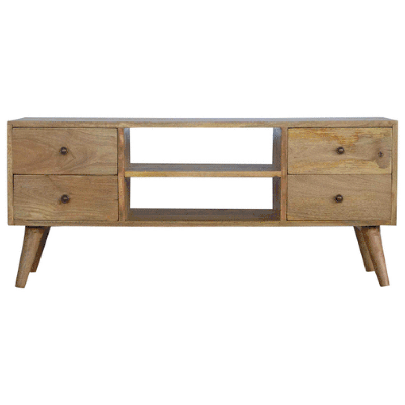 Artisan Furniture Solid Wood Nordic Entertainment Unit