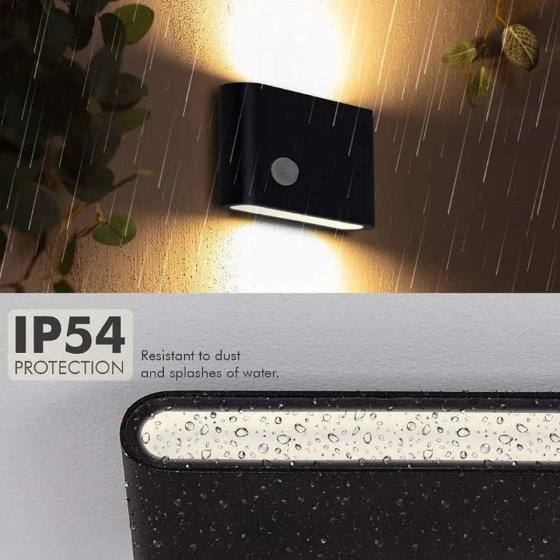 12W LED Motion Sensor Porch Lights | IP54 Outdoor Security~4497
