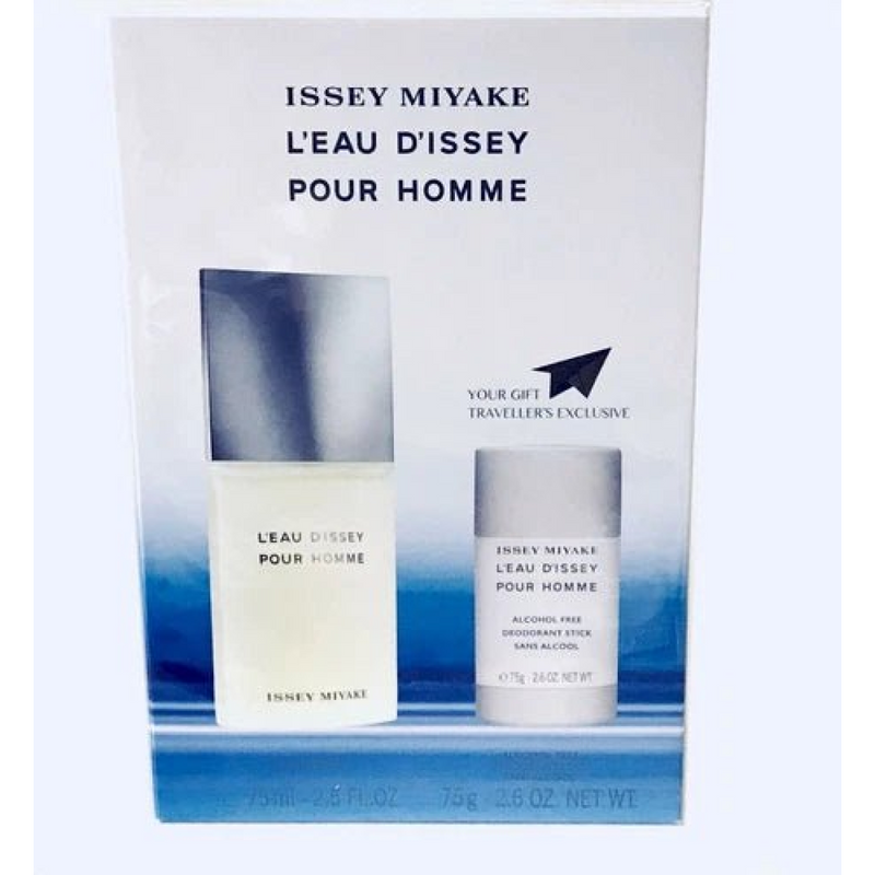 Issey Miyake L'Eau d'Issey Pour Homme Gift Set (Eau De Toilette 75ml  Deodorant Stick 75g)