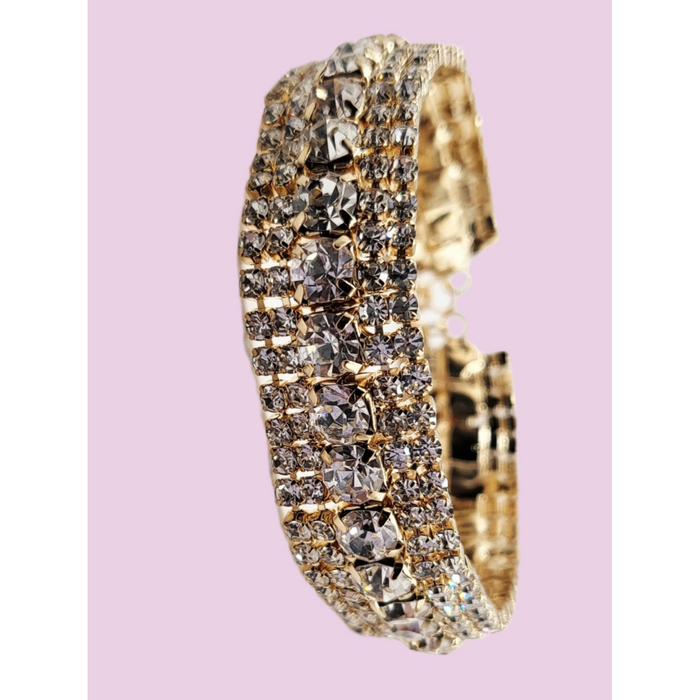 Gold Crystal Bracelet