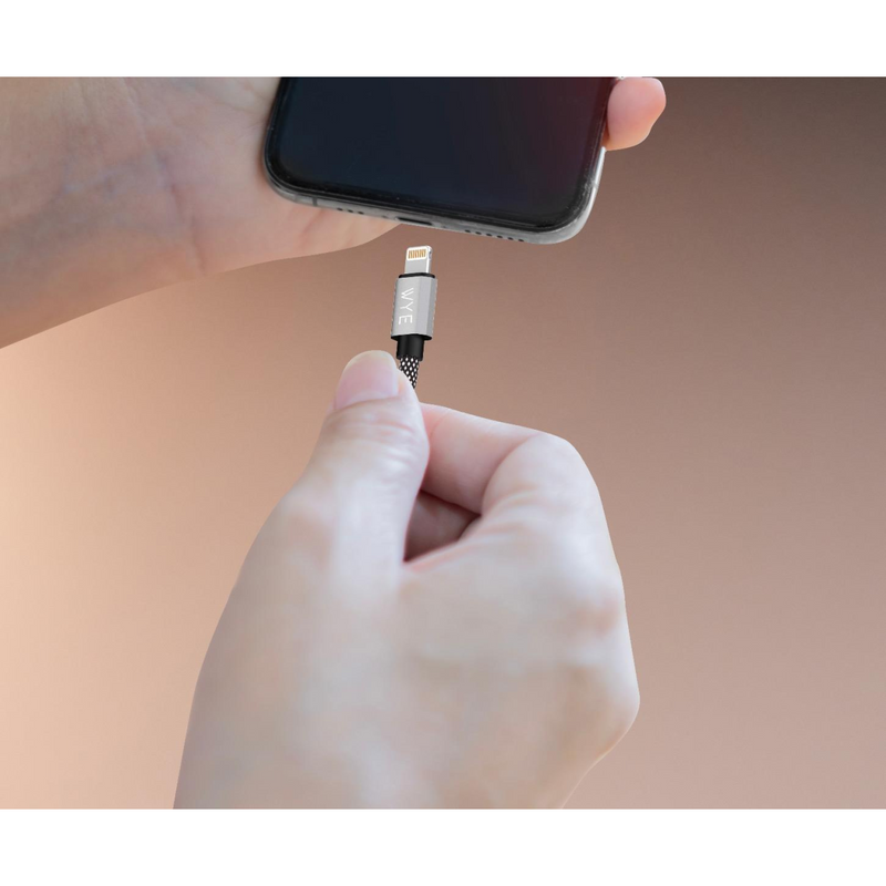 WYEFLOW USB-C to 8 Pin Magnetic 27W Fast Charging & Data Cable 1m