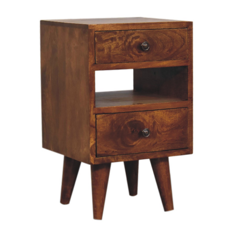Artisan Furniture Solid Wood Mini Classic Multi Chestnut Bedside