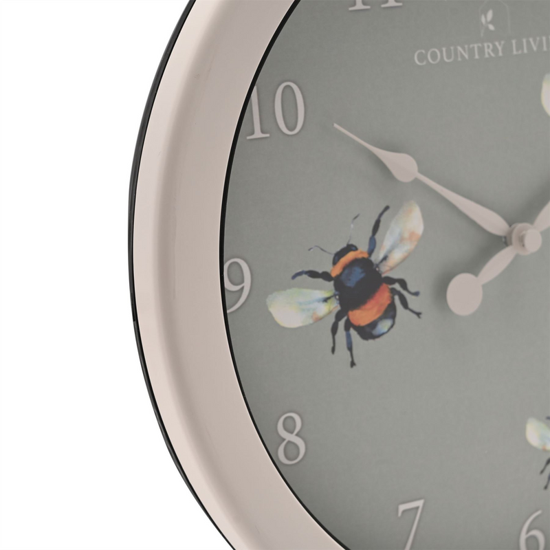 Country Living Outdoor Clock - Bee  26.5 cm