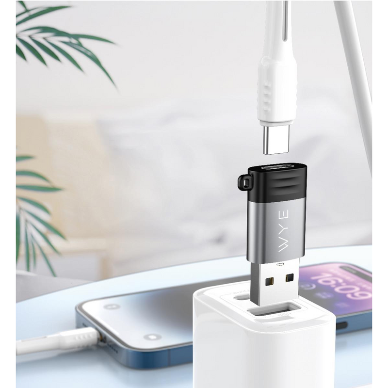 WYEFLOW USB-C to USB-A Mini Adaptor