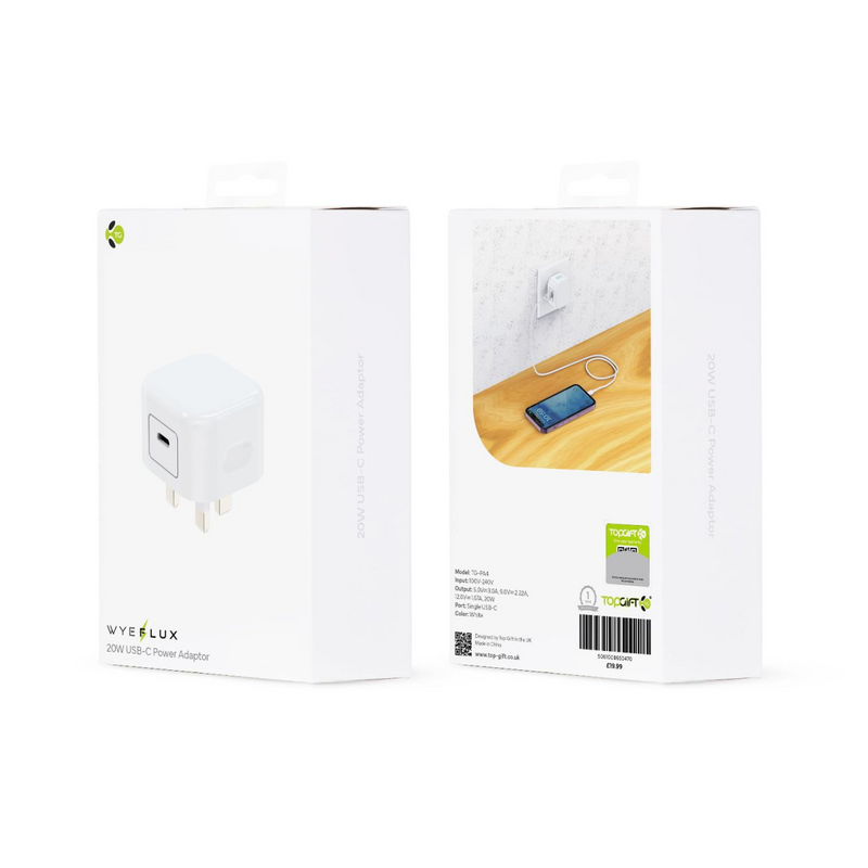 WYEFLUX USB-C Power Adapter