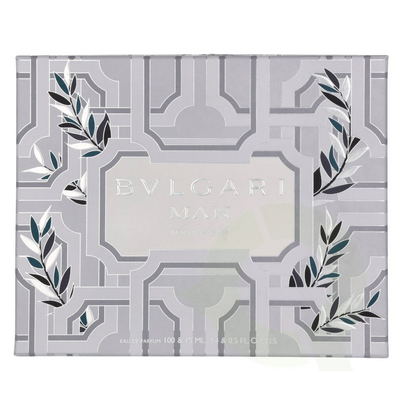 Bvlgari Man Glacial Essence Eau De Parfum Spray 100ml / 15ml