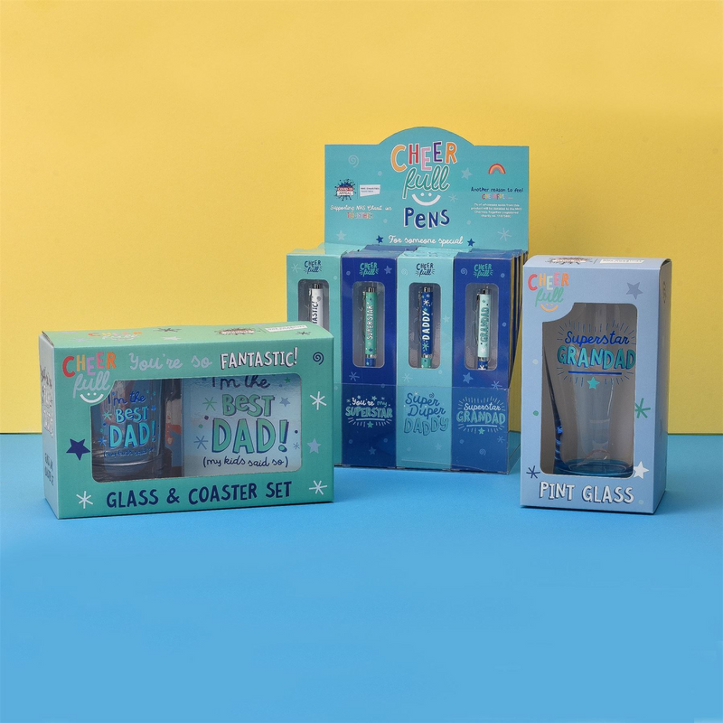 Cheerfull Pint Glass - Best Dad