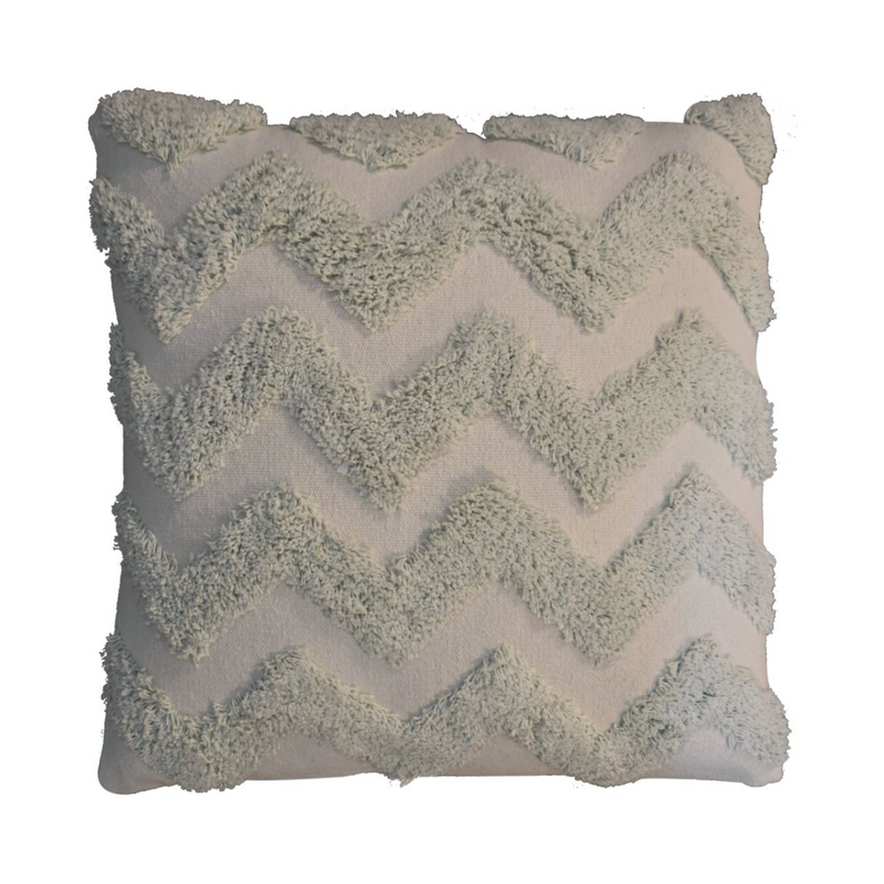 Artisan Furniture Sage Green Zig-zag Cushion Set of 2