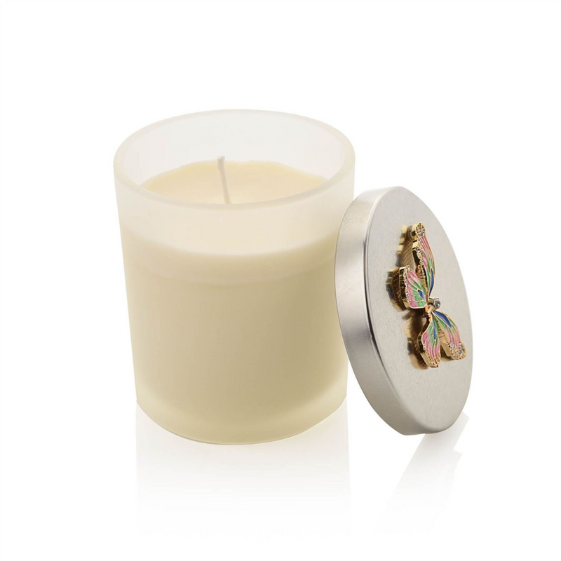 Sophia Pink & Blue Butterfly Scented Candle