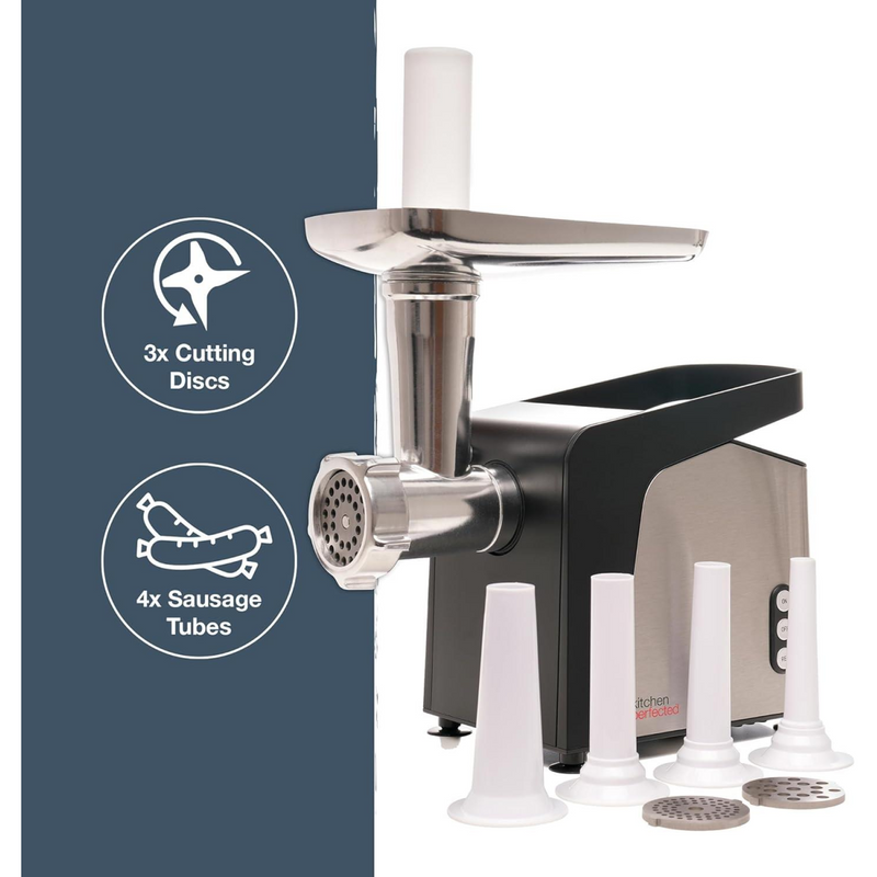KitchenPerfected 1400w Meat Grinder & Sausage Processor