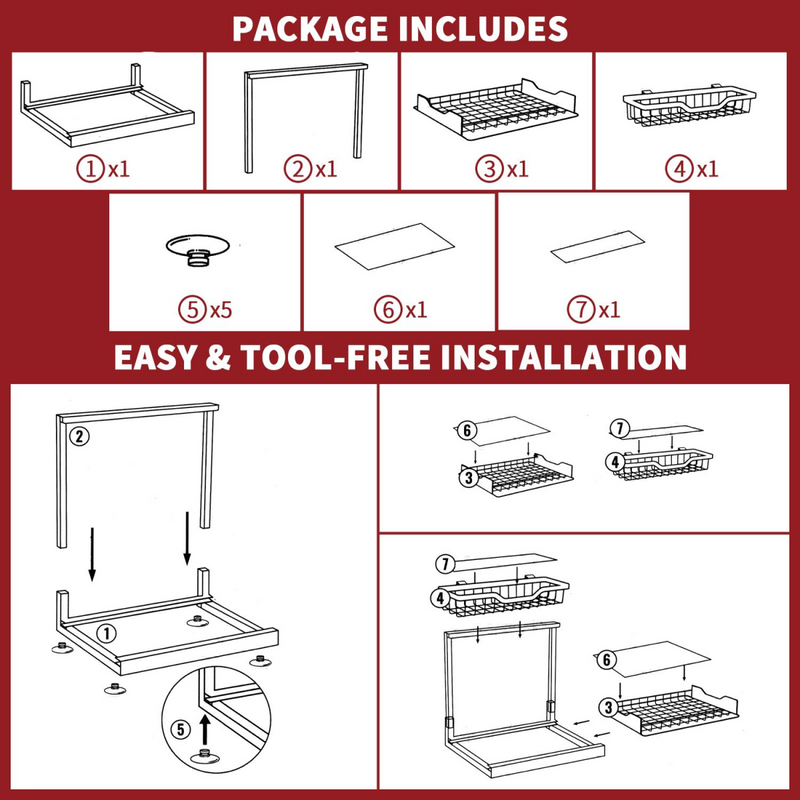 VINSANI METAL UNDER SINK STORAGE 1010498