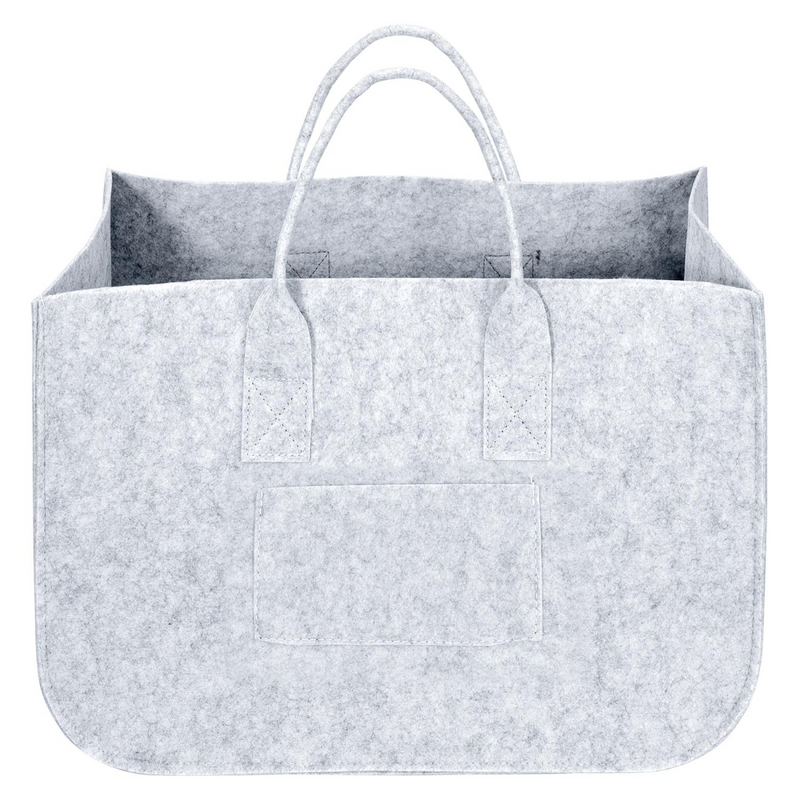 VINSANI 2pk Storage Baskets Light Grey 0000509