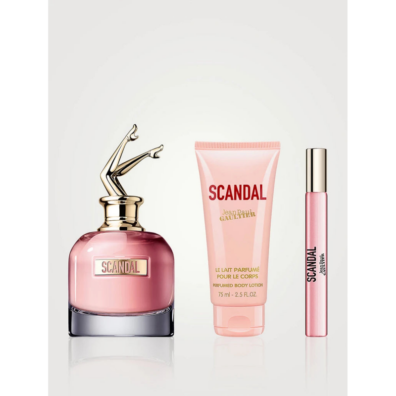Jean Paul Gaultier Scandal Gift Set (Eau De Parfum Spray 80ml  Body Lotion 75ml  Eau De Parfum Spray 10ml)