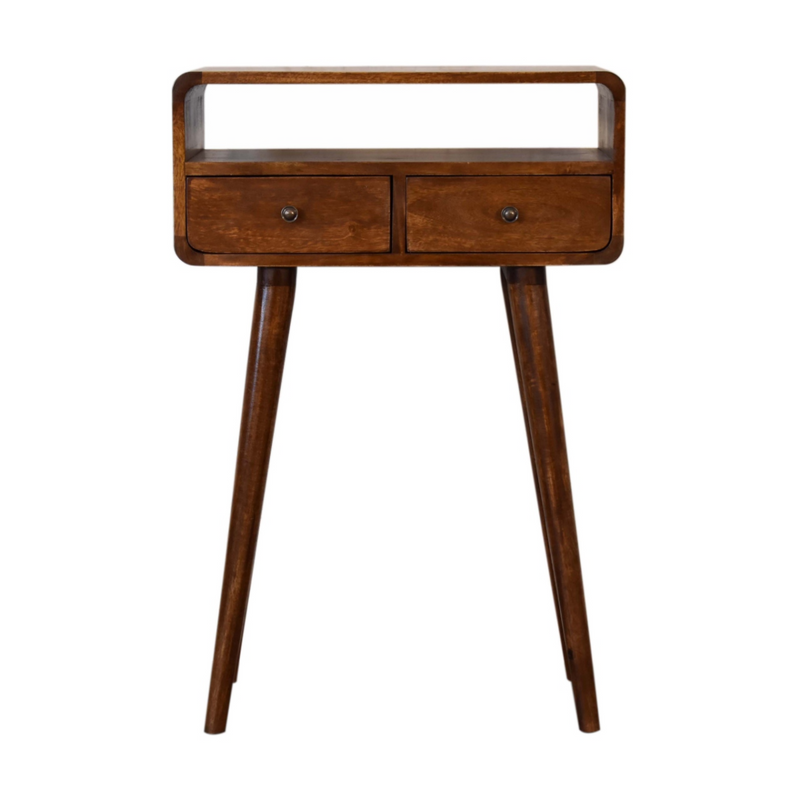 Artisan Furniture Solid Wood Mini Chestnut Console Table