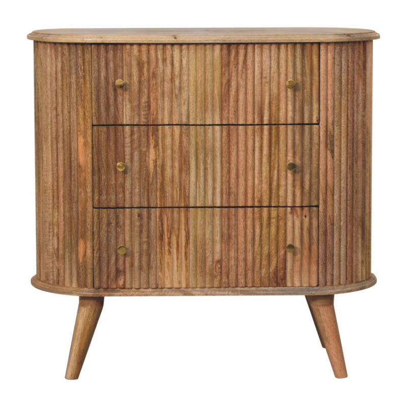 Artisan Furniture Solid Mango Wood Soba Nordic Chest