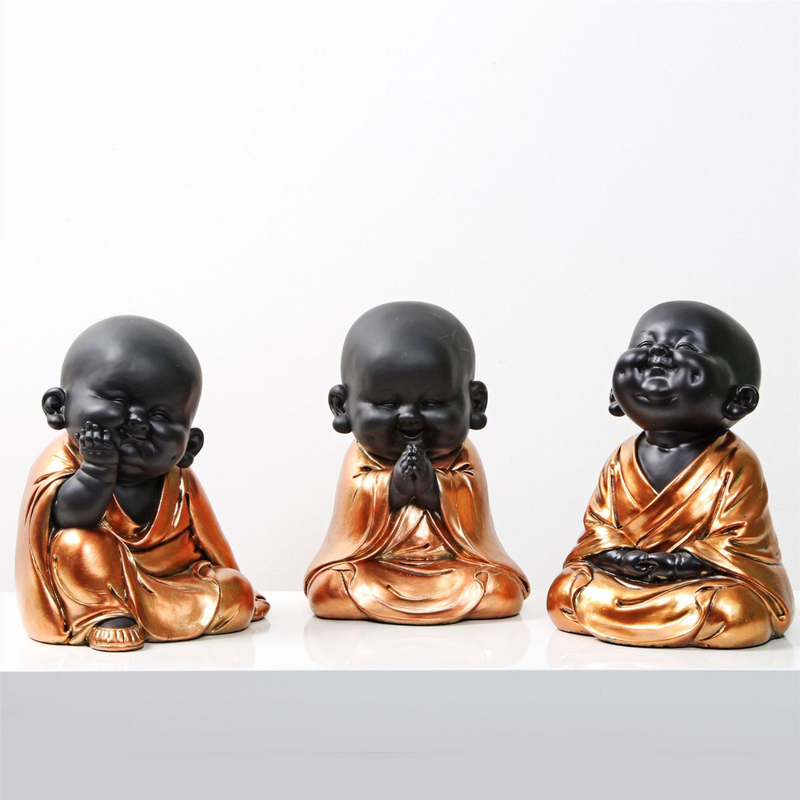 Juliana Rose Gold Praying Buddha