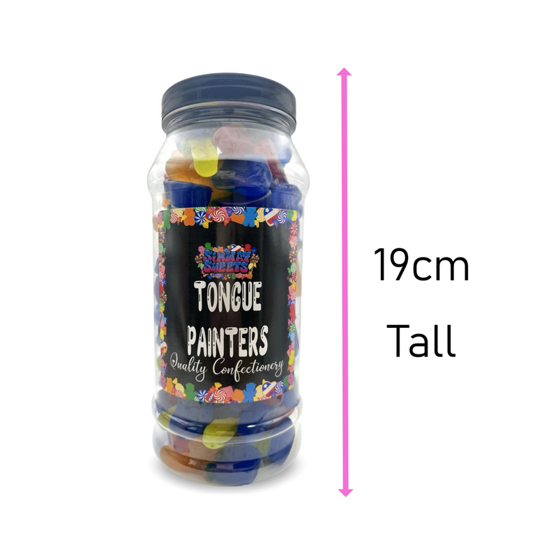 Tongue Painting Dummies Retro Sweets Gift Jar - 670g