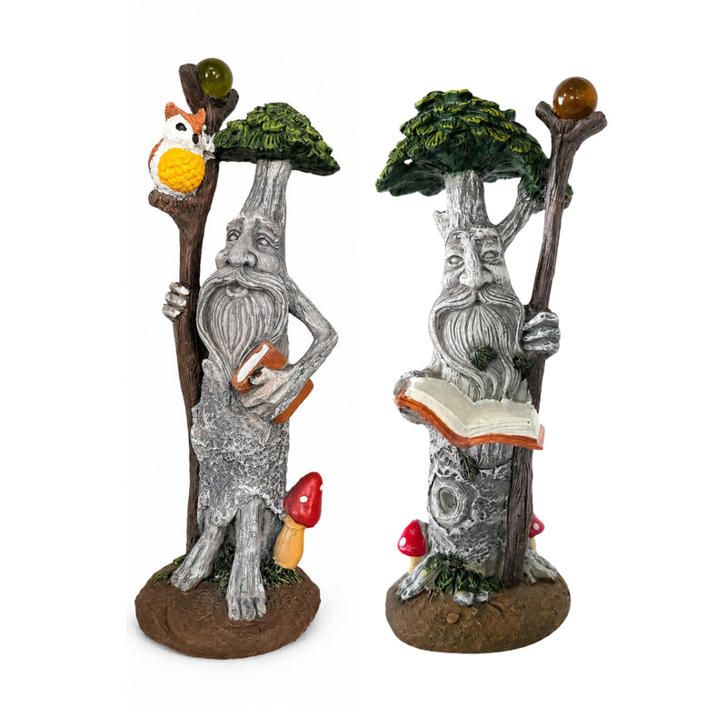 Set of 2 Tree Man Garden Ornaments