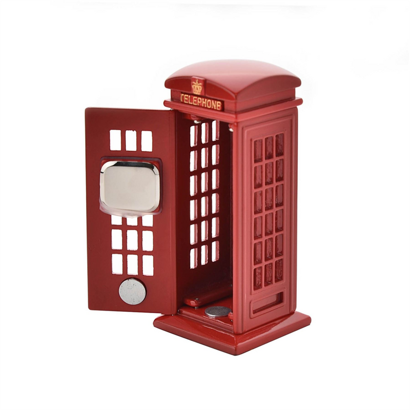 Wm.Widdop Miniature Clock - Telephone Box