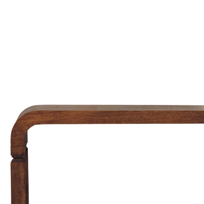 Artisan Furniture Solid Wood Arcus Console Table, Beige